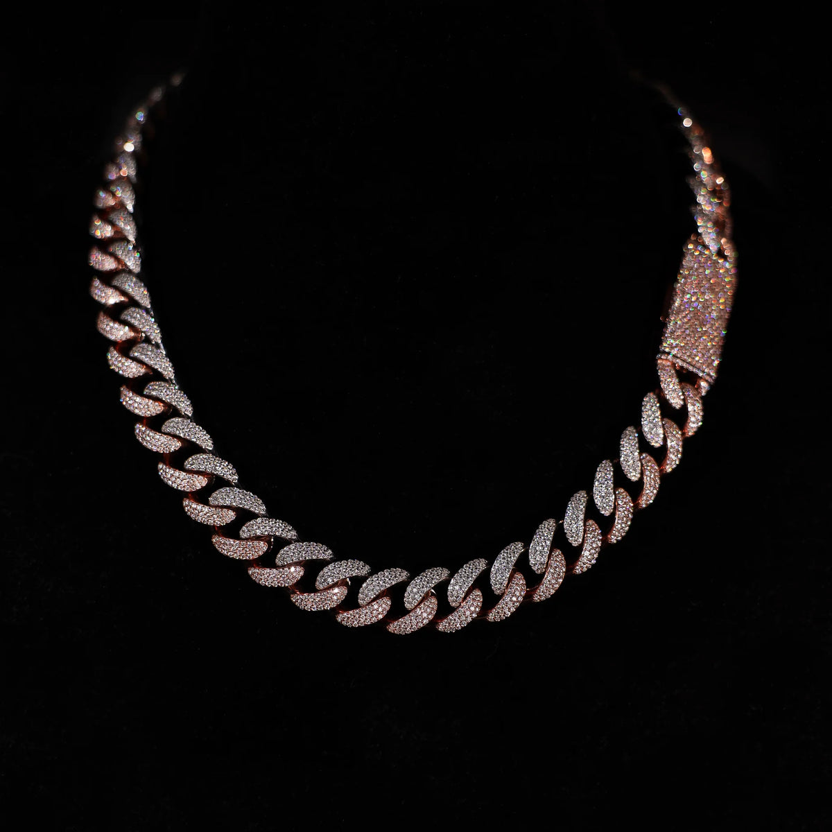 15mm Miami Cuban Link Chain (Two-Tone)