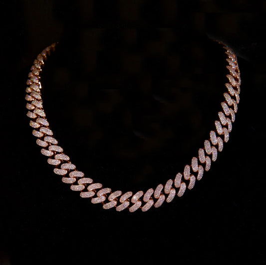 15mm Miami Cuban Link Chain (Rose Gold)