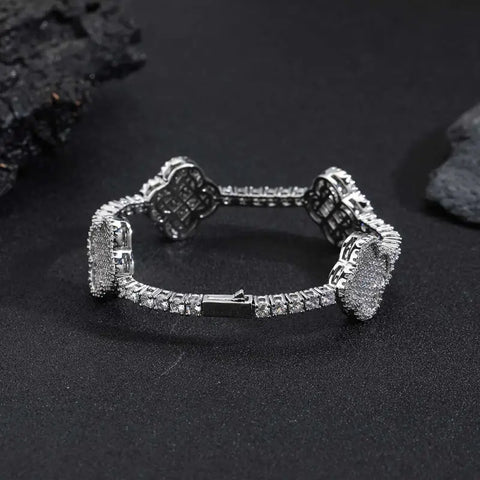 3.5MM Clover Tennis Bracelet