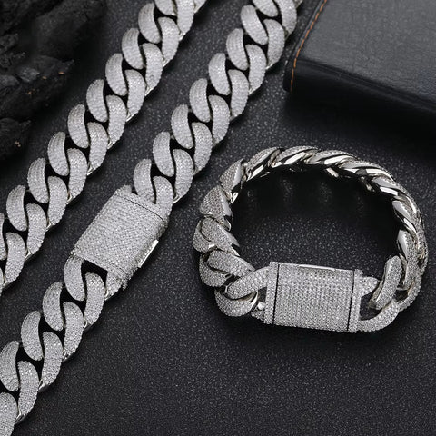 Prong Cuban Link Bracelet - 20MM