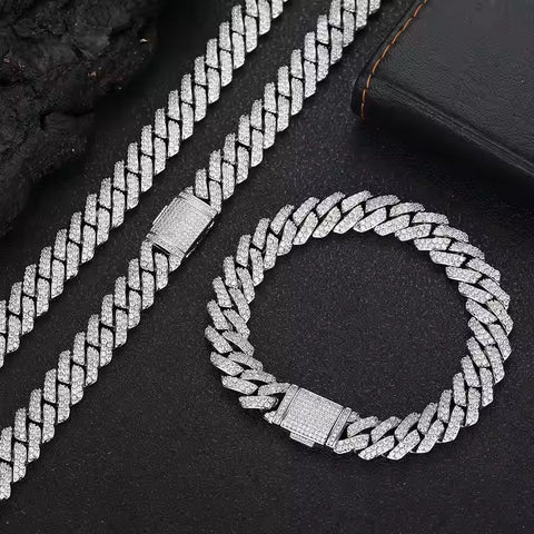 10mm Prong Cuban Link Bracelet