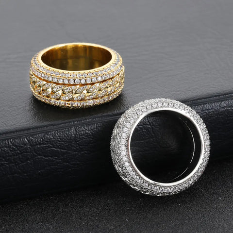 Spinner Cuban Ring