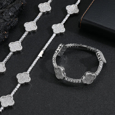 3.5MM Clover Tennis Bracelet