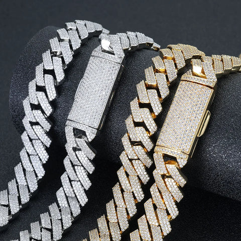 Diamond Cuban Link Bracelet 16mm