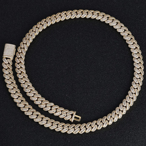 Iced Out Miami Cuban Link Chain 12mm
