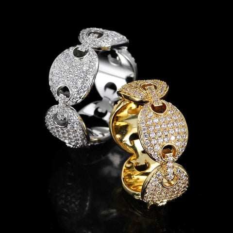 Iced Out Cuban Ring