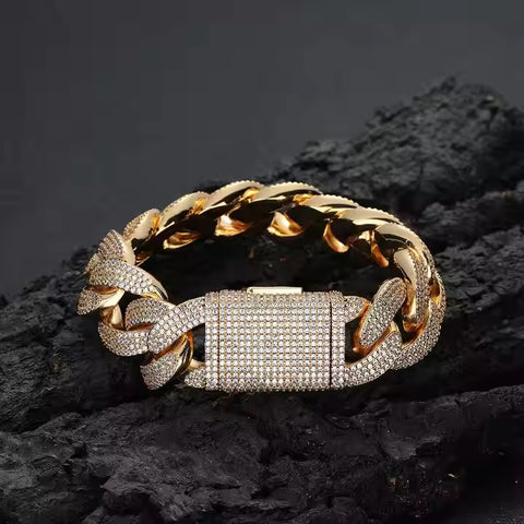 Prong Cuban Link Bracelet - 20MM