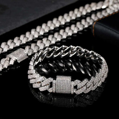 Cuban Bracelet Iced Out 14mm