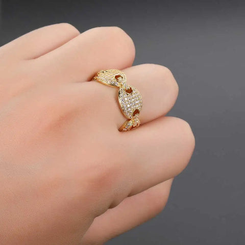 Iced Out Cuban Ring