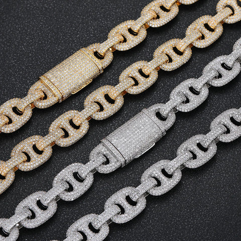 Iced Out Number 8 Cuban Link Bracelet