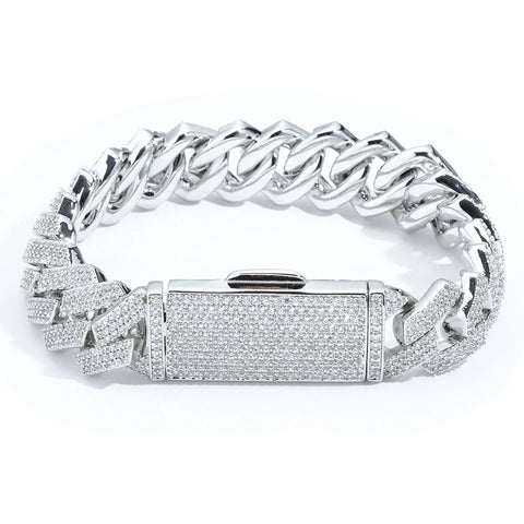 Diamond Cuban Link Bracelet 16mm