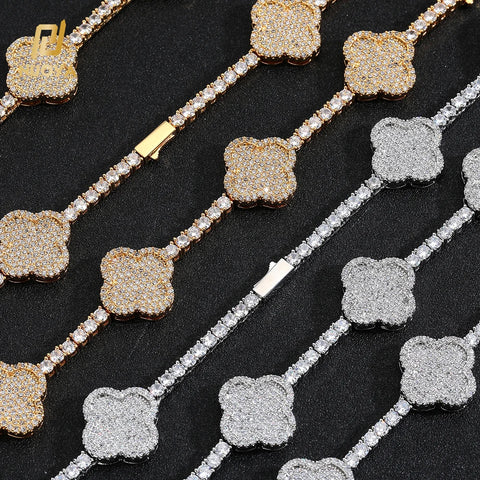 3.5MM Clover Tennis Bracelet