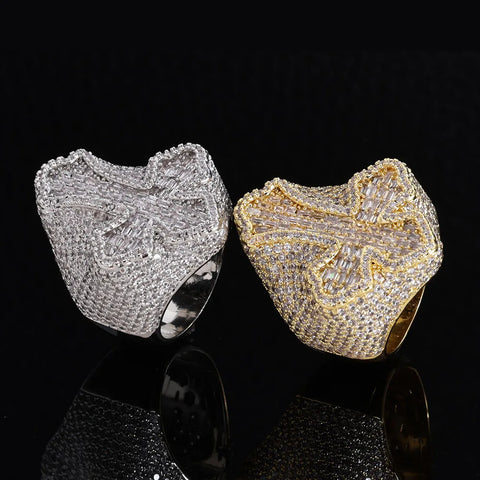 Baguette Cross Ring