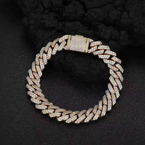 10mm Prong Cuban Link Bracelet
