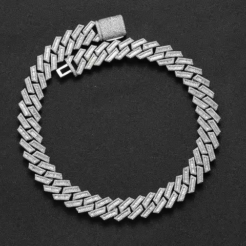 15mm Prong Cuban Iced Out Chain