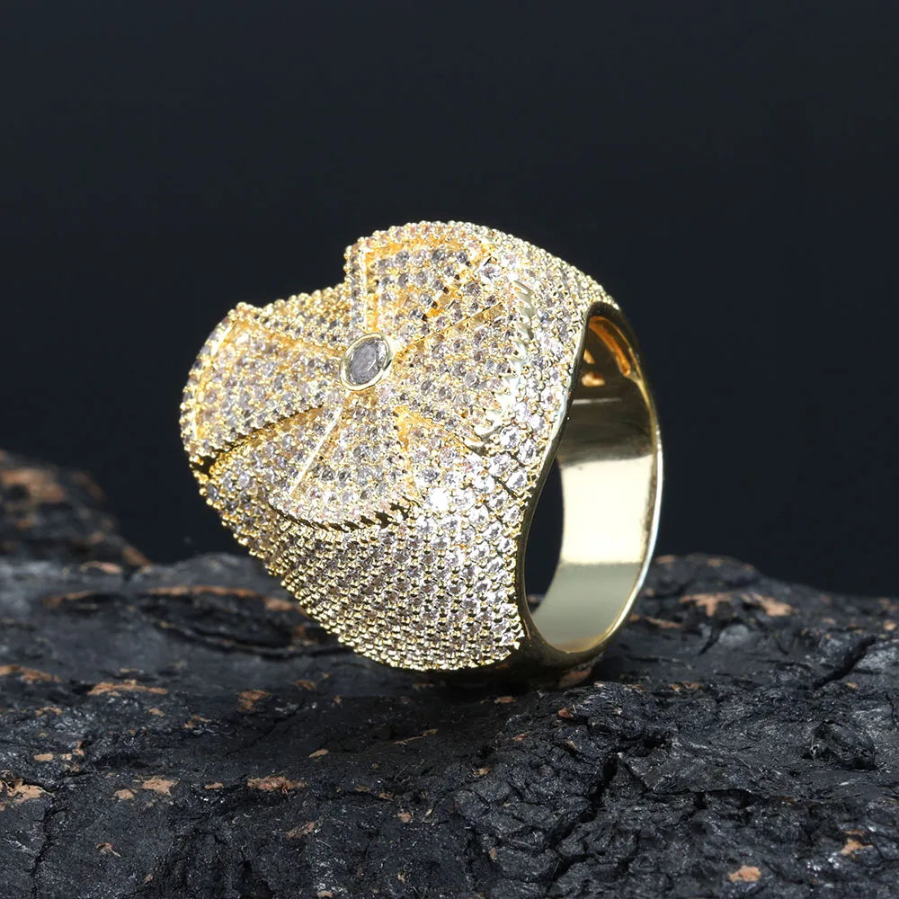 Iced Out Cross Ring