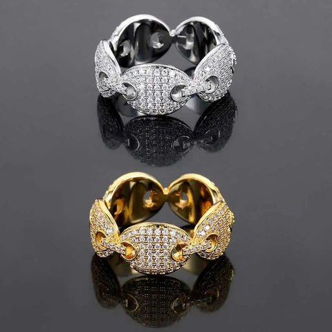 Iced Out Cuban Ring