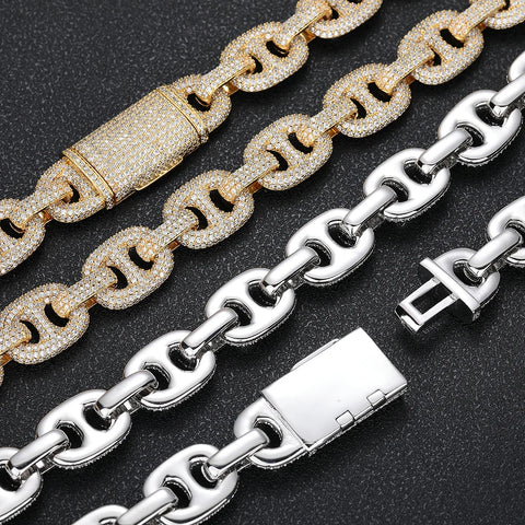 Iced Out Number 8 Cuban Link Bracelet