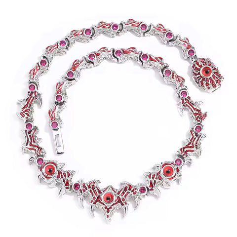 Exaggerated Spikes Parasitic Red Eyes Thorns Chain