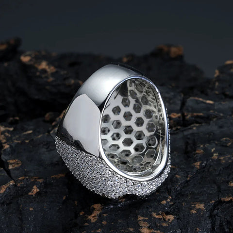 Iced Out Cross Ring