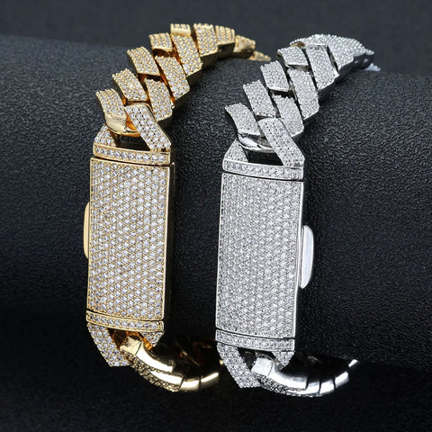 Diamond Cuban Link Bracelet 16mm