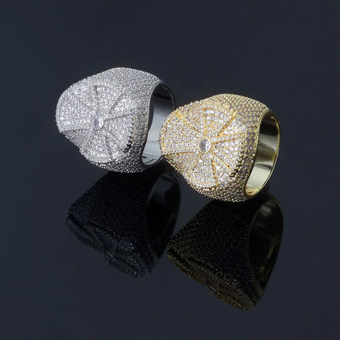 Iced Out Cross Ring