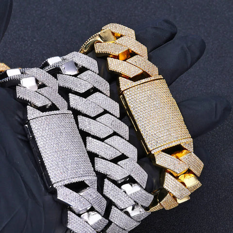 25MM Chunky Prong Cuban Bracelet