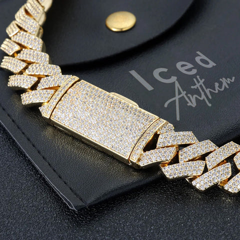 Diamond Cuban Link Bracelet 16mm