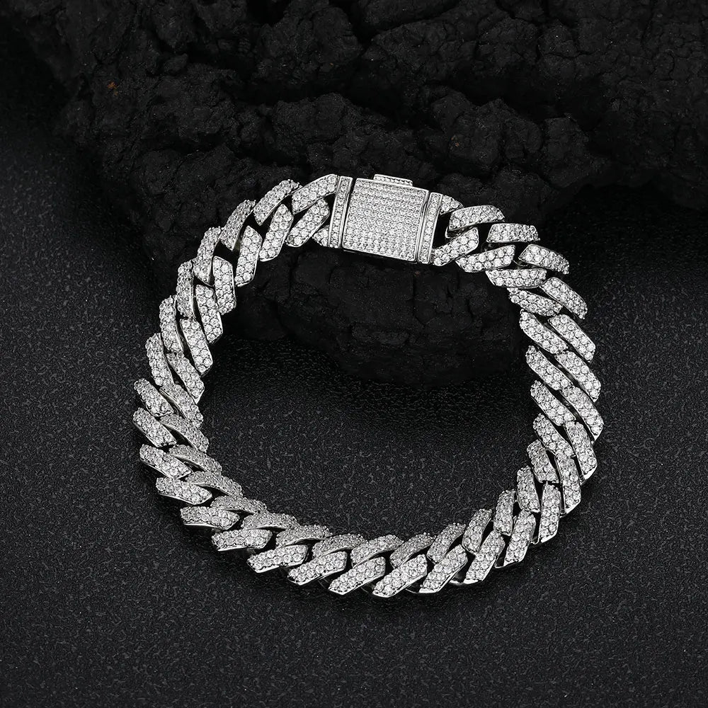10mm Prong Cuban Link Bracelet