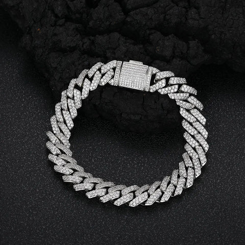 10mm Prong Cuban Link Bracelet