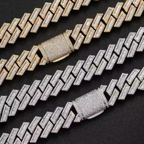 15mm Prong Cuban Iced Out Chain