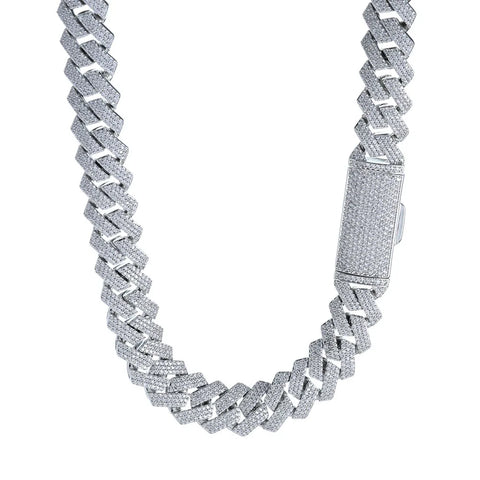 Diamond Cuban Link Chain 16mm