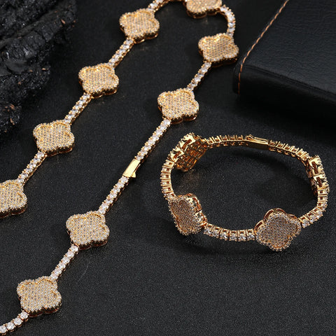 3.5MM Clover Tennis Bracelet