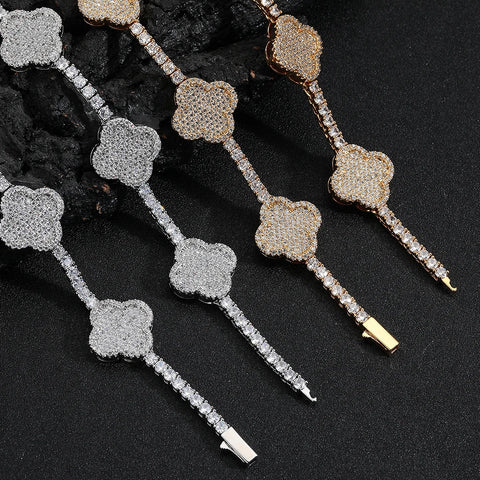 3.5MM Clover Tennis Bracelet