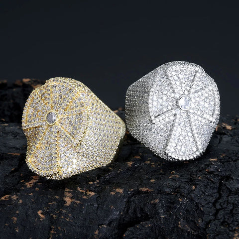 Iced Out Cross Ring