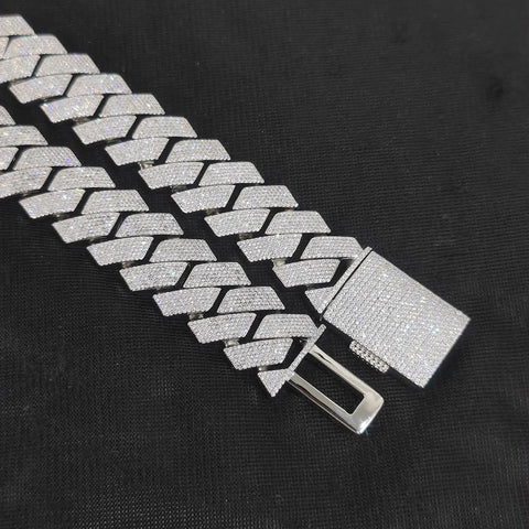 25MM Chunky Prong Cuban Bracelet