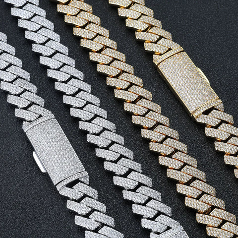 Diamond Cuban Link Bracelet 16mm
