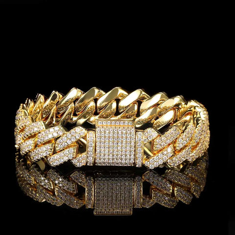 Cuban Bracelet Iced Out 14mm