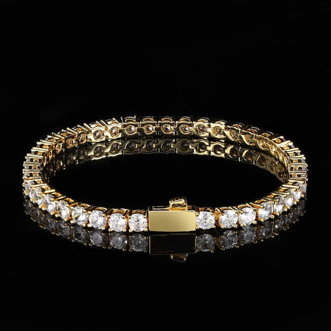 Round Cut Tennis Bracelet - 4mm