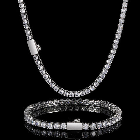 Round Cut Tennis Chain - 5mm