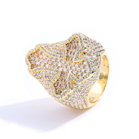 Baguette Cross Ring