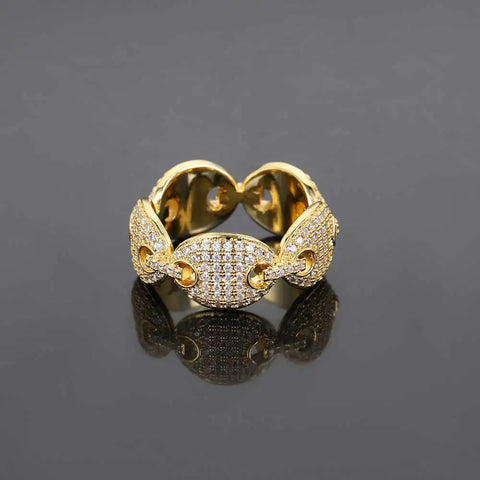 Iced Out Cuban Ring