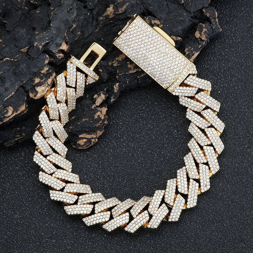 Diamond Cuban Link Bracelet 16mm