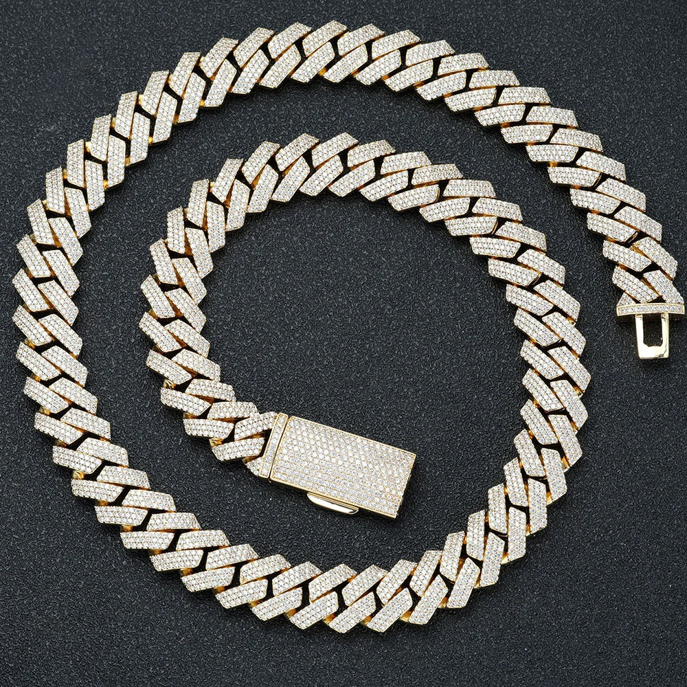 Diamond Cuban Link Chain 16mm