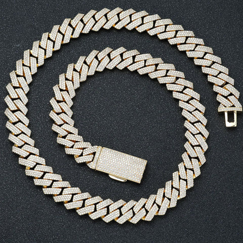Diamond Cuban Link Chain 16mm